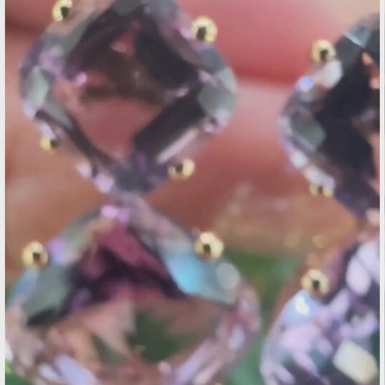 Rose gold-Lavender Amethyst