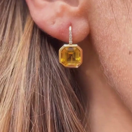 Yellow gold-Citrine