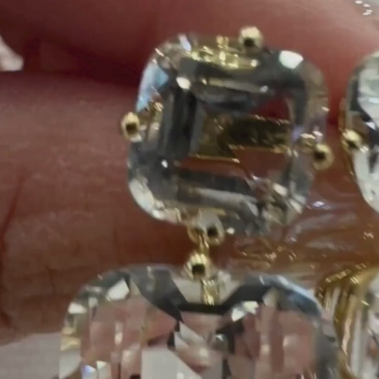 Yellow gold-Rock Crystal