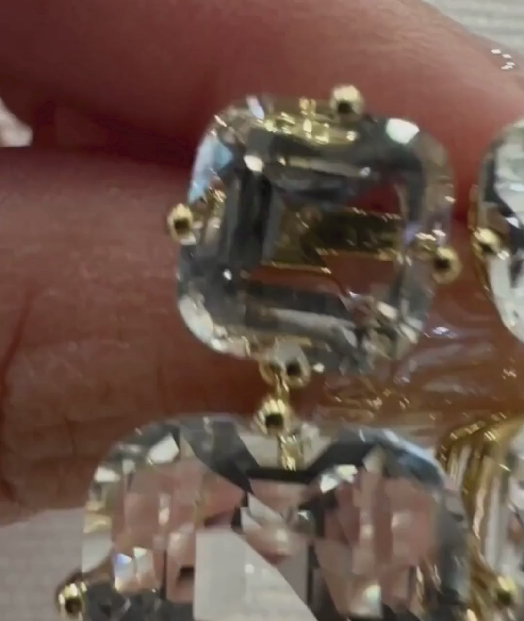 Yellow gold-Rock Crystal