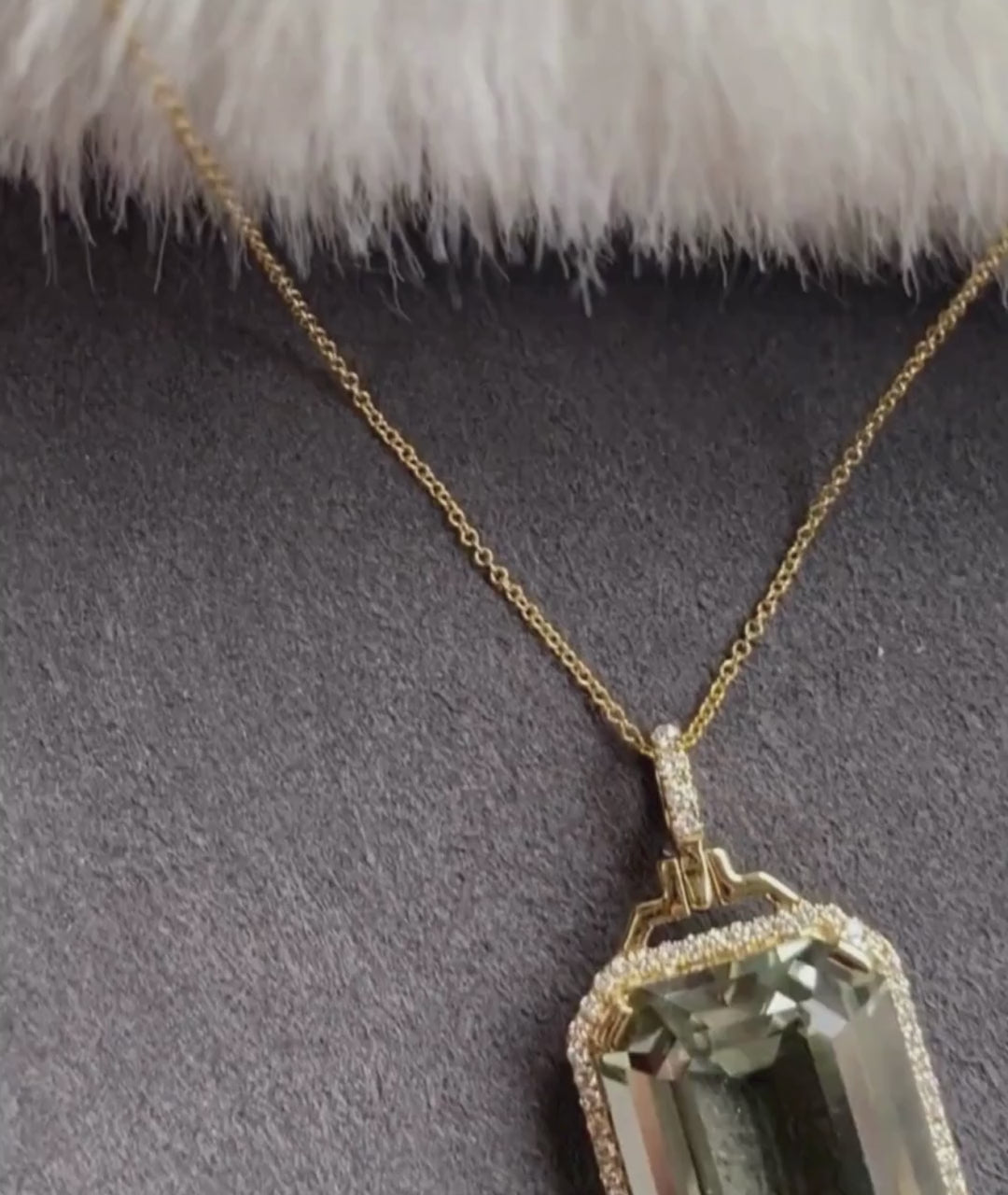 Yellow gold-Prasiolite