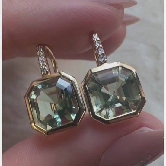 Yellow gold-Prasiolite