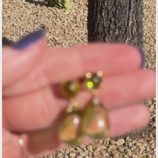 Lemon Quartz with Peridot