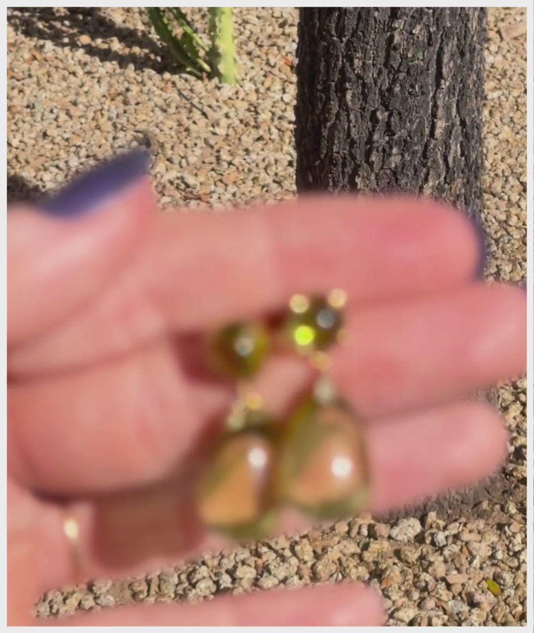 Lemon Quartz with Peridot