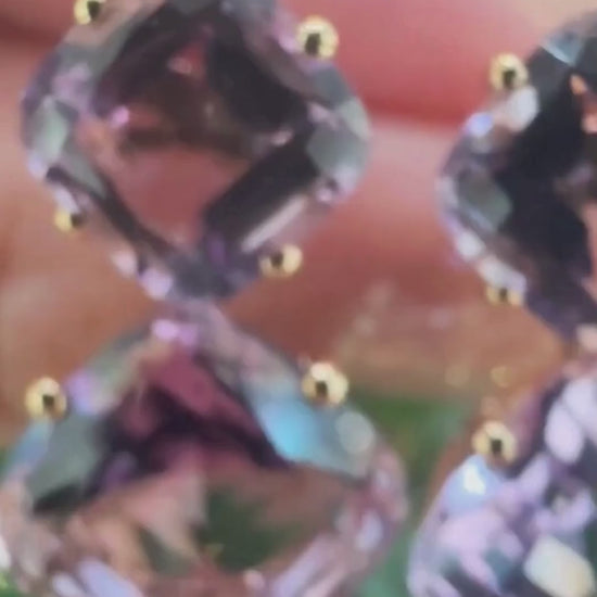 Rose gold-Lavender Amethyst