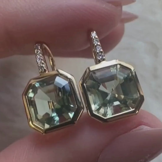 Yellow gold-Prasiolite