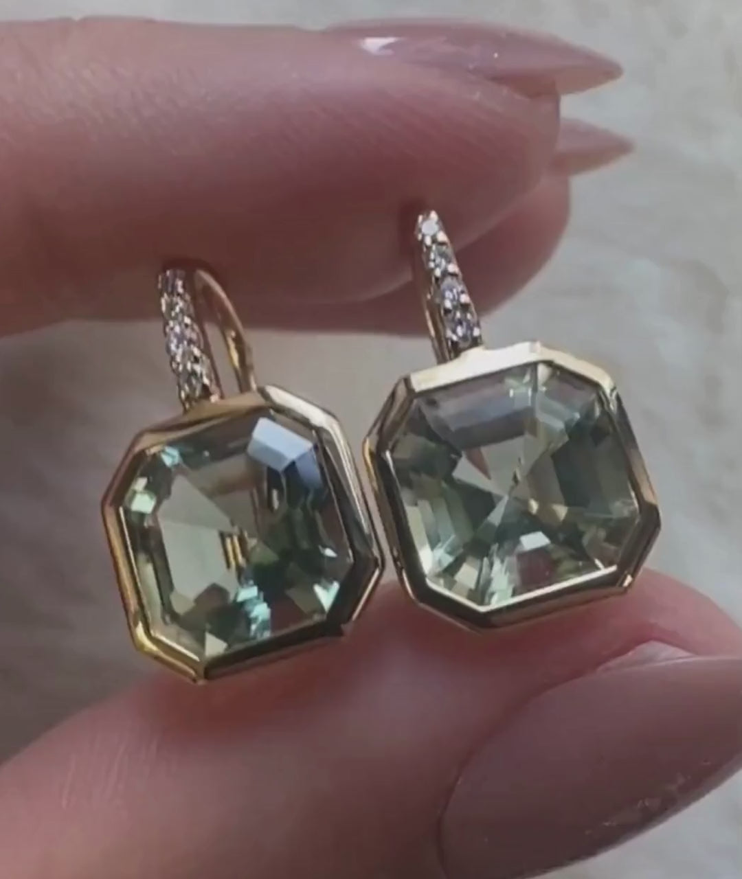 Yellow gold-Prasiolite