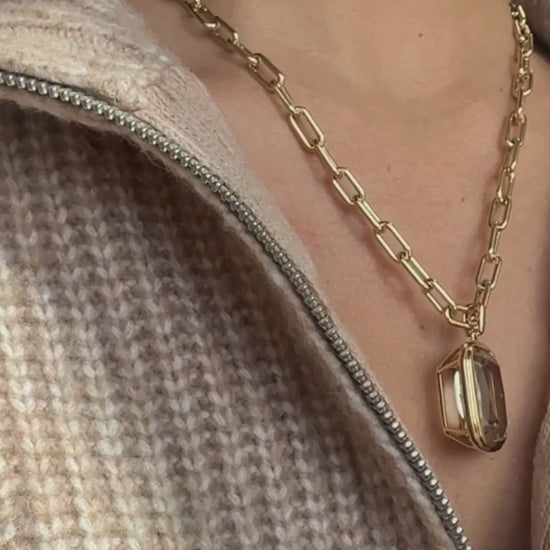 Yellow gold-Prasiolite