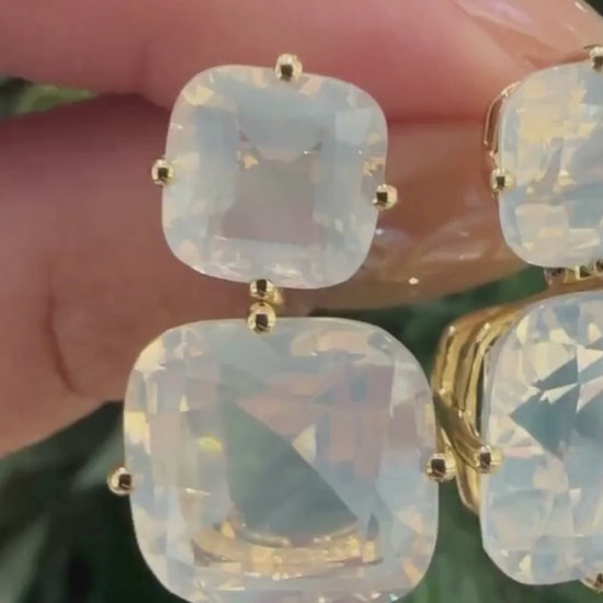 Yellow gold-Moon Quartz