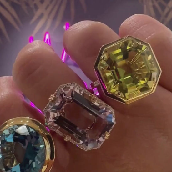 Rose gold-Lavender Amethyst