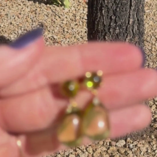 Lemon Quartz with Peridot