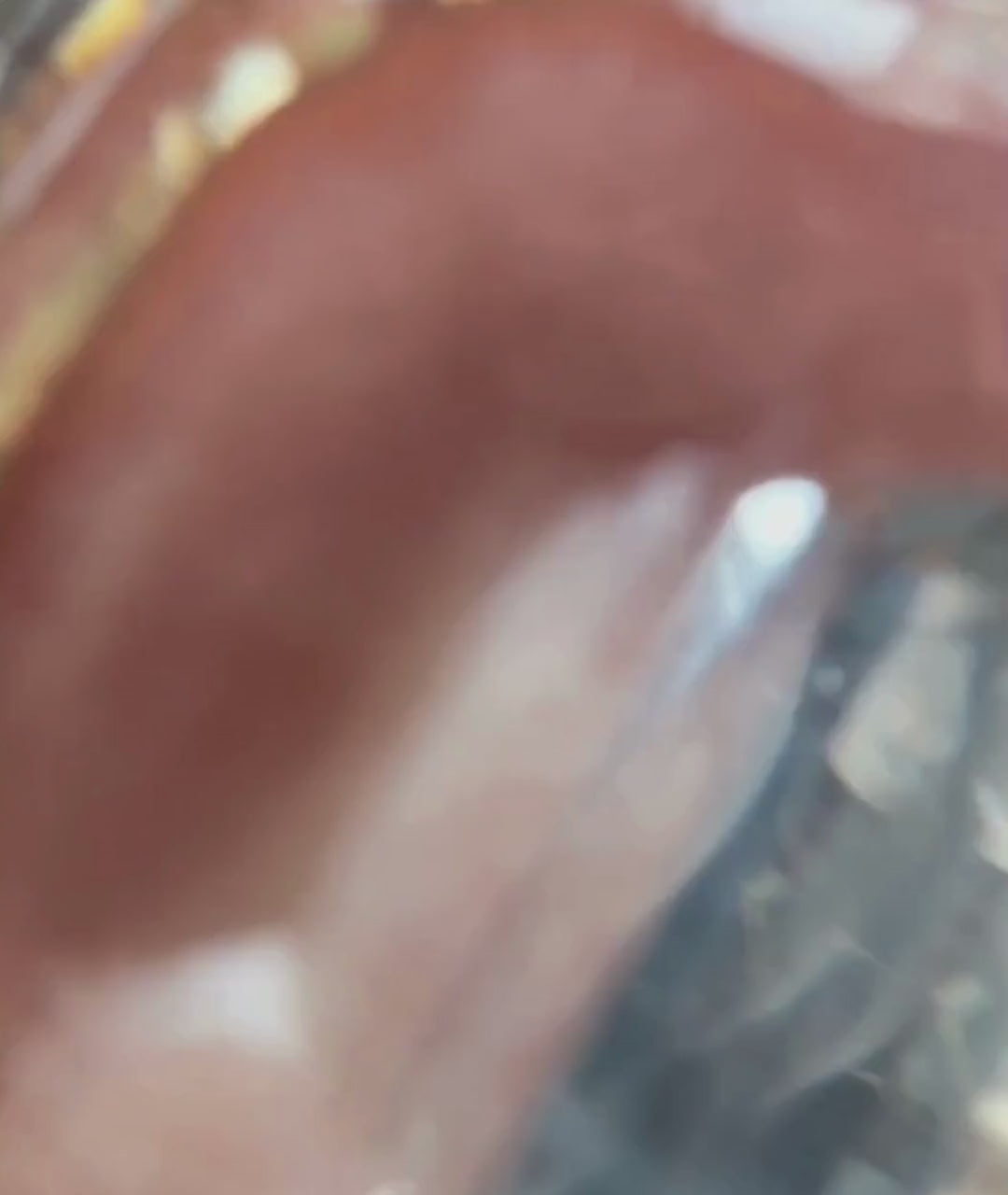 Yellow gold-Rock Crystal with Onyx