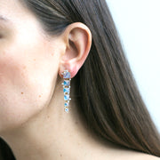 Moon quartz Sugarloaf Cascade Earrings