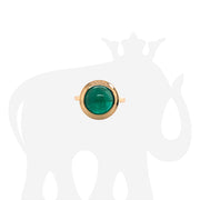 Ethiopian Emerald Cab Ring